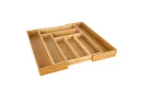 Bambusový organizér do šuplíků – nastavitelný příborník
