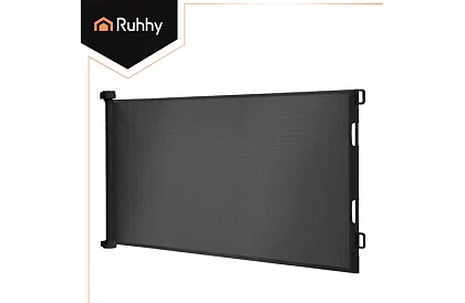 Výsuvná bezpečnostní roleta do dveří – šedá - 160 cm