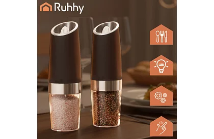 Sada elektrických designových mlýnků – 2 ks