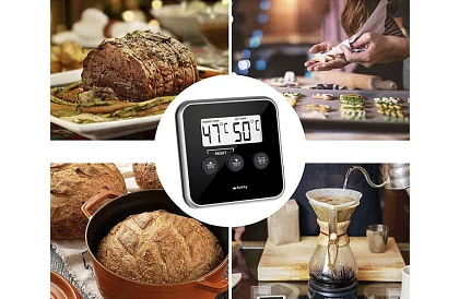 Digitální kuchyňský teploměr se sondou