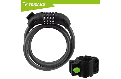 Ocelový kódový zámek 120 cm – na kolo i vybavení