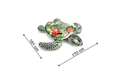 Nafukovací lehátko želva 191 x 170 cm - matrace I57555NP