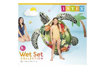 Nafukovací lehátko želva 191 x 170 cm - matrace I57555NP