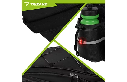 Brašna na zadní nosič 10 l – voděodolná cyklo brašna 39 × 20 × 15 cm