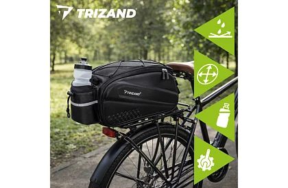 Brašna na zadní nosič 10 l – voděodolná cyklo brašna 39 × 20 × 15 cm