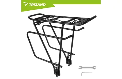 Univerzální zadní nosič na kolo – hliníkový, nosnost 25 kg