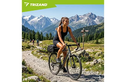 Univerzální zadní nosič na kolo – hliníkový, nosnost 25 kg