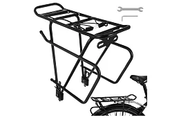 Univerzální zadní nosič na kolo – hliníkový, nosnost 25 kg