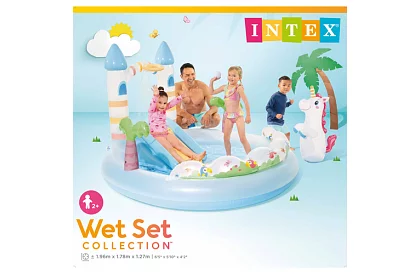 Nafukovací vodní hřiště 196x178x127 cm - Hrad I56148NP