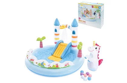 Nafukovací vodní hřiště 196x178x127 cm - Hrad I56148NP