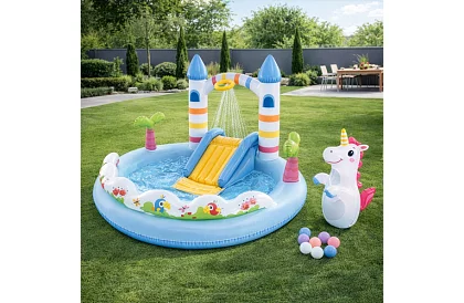 Nafukovací vodní hřiště 196x178x127 cm - Hrad I56148NP