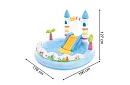 Nafukovací vodní hřiště 196x178x127 cm - Hrad I56148NP