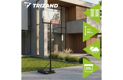 Basketbalový koš 135- 305 cm - nastavitelný, volně stojící