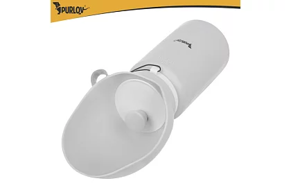 Skládací láhev s miskou - cestovní láhev na vodu 550 ml