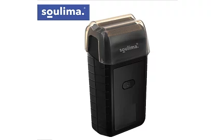 Holicí strojek na vousy s LED displejem - USB-C, 2 planžety, 2 břity, pouzdro