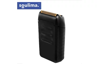 Holicí strojek na vousy s LED displejem - USB-C, 2 planžety, 2 břity, pouzdro