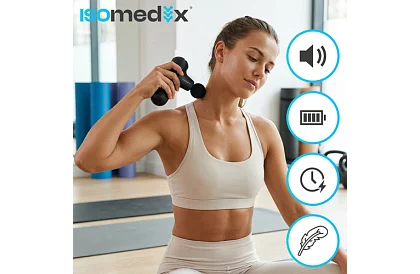 Kompaktní masážní pistole 5 režimů - Dobíjecí 2 x 2500 mAh