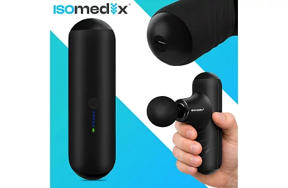 Kompaktní masážní pistole 5 režimů - Dobíjecí 2 x 2500 mAh