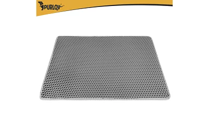 Podložka před kočičí toaletu zadržující nečistoty 75 x 55 cm - šedá