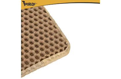 Podložka před kočičí toaletu zadržující nečistoty 75 x 55 cm – béžová