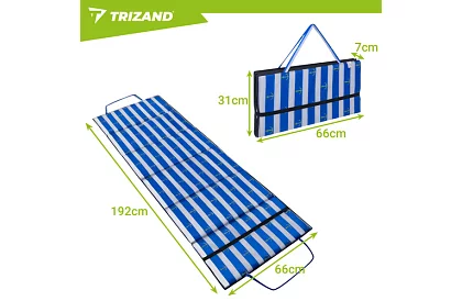 Plážová skládací rohož 192 × 66 cm