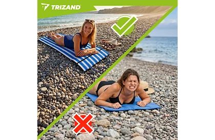 Plážová skládací rohož 192 × 66 cm