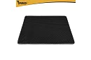 Podložka před kočičí toaletu zadržující nečistoty 75 x 55 cm - černá