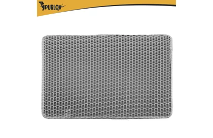 Podložka před kočičí toaletu zadržující nečistoty 60 x 45 cm – šedá