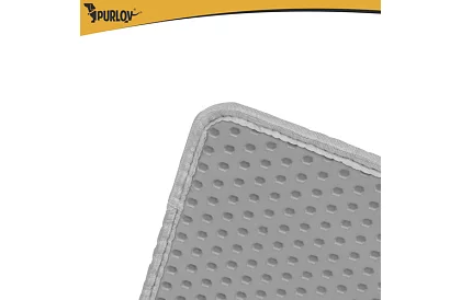 Podložka před kočičí toaletu zadržující nečistoty 60 x 45 cm – šedá