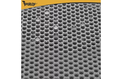 Podložka před kočičí toaletu zadržující nečistoty 60 x 45 cm – šedá