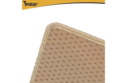 Podložka před kočičí toaletu zadržující nečistoty 60 x 45 cm – béžová