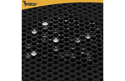 Podložka před kočičí toaletu zadržující nečistoty 60 x 45 cm – černá