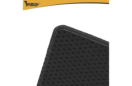 Podložka před kočičí toaletu zadržující nečistoty 60 x 45 cm – černá