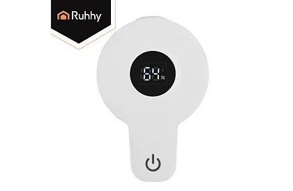 Bezdotykový automatický LCD dávkovač mýdla 420 ml - bílý