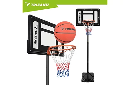 Basketbalový koš 150-259 cm + míč - nastavitelný, volně stojící