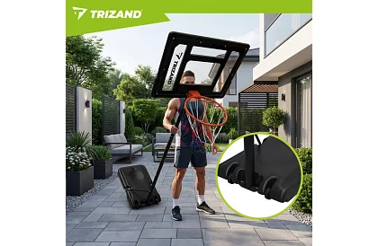 Basketbalový koš 150-259 cm + míč - nastavitelný, volně stojící