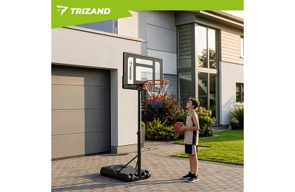 Basketbalový koš 150-259 cm + míč - nastavitelný, volně stojící