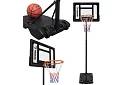 Basketbalový koš 150-259 cm + míč - nastavitelný, volně stojící