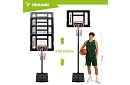 Basketbalový koš 150-259 cm + míč - nastavitelný, volně stojící