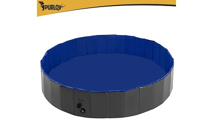 Skládací bazén pro psa 600 l - 160 x 30 cm