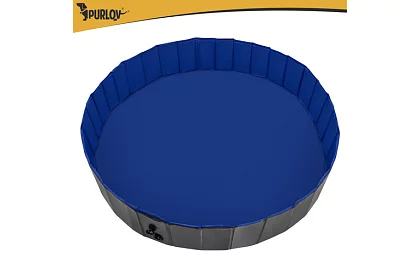 Skládací bazén pro psa 600 l - 160 x 30 cm