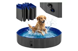 Skládací bazén pro psa 600 l - 160 x 30 cm
