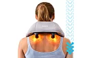 Bezdrátový masážní přístroj na krk s vyhříváním - Shiatsu 22,2 W