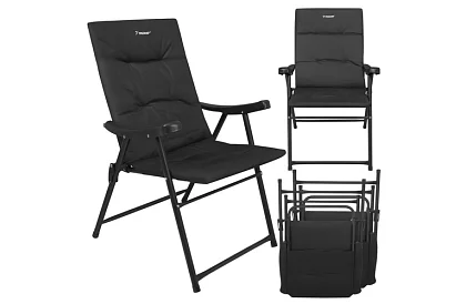 Skládací kempingové křeslo s područkami -  2 kusy