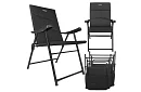 Skládací kempingové křeslo s područkami -  2 kusy