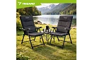 Skládací kempingové křeslo s područkami -  2 kusy