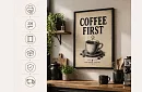 Coffee First – obraz - Káva na prvním místě 01