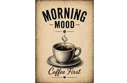 Morning mood - obraz - Ranní nálada a káva 05