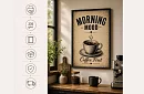 Morning mood - obraz - Ranní nálada a káva 05