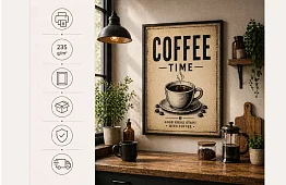 Coffee time - obraz - Káva a dobré nápady 06